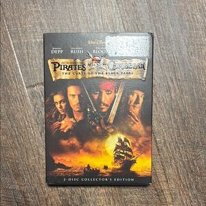 Disney Pirates of the Caribbean DVD - Black and Gold